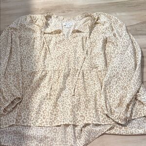 Leopard Print Blouse